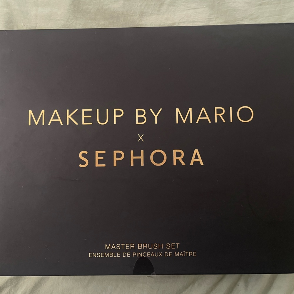 Makeup By Mario x Sephora Master Brush Set - Black and Gold